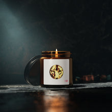 Load image into Gallery viewer, Wolf Spirit Scented Soy Candle - Eco-Friendly Amber Jar, Multi-Size