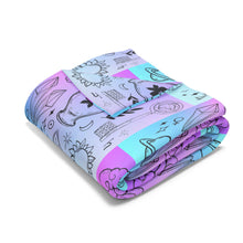 Load image into Gallery viewer, Cosmic Dream Fleece Blanket - Celestial Patterns for Comfort and Style
