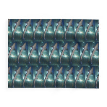 Load image into Gallery viewer, Shark Pattern Arctic Fleece Blanket – Cozy Ocean-Themed Decor for Shark Lovers