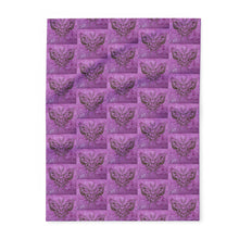 Load image into Gallery viewer, Butterfly Skull Pattern Arctic Fleece Blanket - Cozy Home Decor