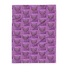 Load image into Gallery viewer, Butterfly Skull Pattern Arctic Fleece Blanket - Cozy Home Decor