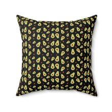 Load image into Gallery viewer, Avocado Print Square Pillow - Fun Home Decor