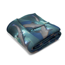 Load image into Gallery viewer, Shark Pattern Arctic Fleece Blanket – Cozy Ocean-Themed Decor for Shark Lovers