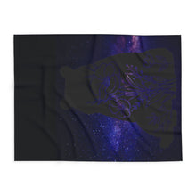 Load image into Gallery viewer, Cosmic Bear Arctic Fleece Blanket - Cozy Starry Night Throw for Home Decor and Gifts