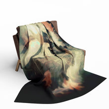 Load image into Gallery viewer, Cozy Arctic Fleece Blanket with Elk-Inspired Design