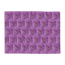 Load image into Gallery viewer, Butterfly Skull Pattern Arctic Fleece Blanket - Cozy Home Decor