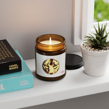 Load image into Gallery viewer, Wolf Spirit Scented Soy Candle - Eco-Friendly Amber Jar, Multi-Size