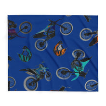 Load image into Gallery viewer, Motocross Adventure Arctic Fleece Blanket for Riders