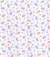 Load image into Gallery viewer, Handmade Blanket, Burp Rag/ Security Blanket, and Bib Baby Bear Icons on Blue