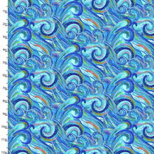 Load image into Gallery viewer, Seas the Day by 3 Wishes Flat Fold Assortment 22 Yard Bundle Cotton Fabric