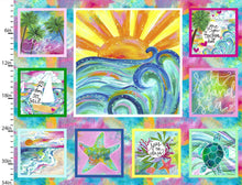 Load image into Gallery viewer, Seas the Day by 3 Wishes Flat Fold Assortment 22 Yard Bundle Cotton Fabric