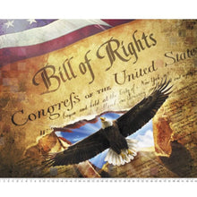 Load image into Gallery viewer, Handmade Tapestry "Bill of Rights Eagle”