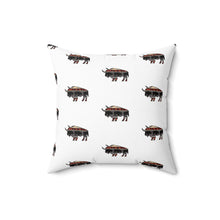 Load image into Gallery viewer, Whimsical Buffalo Print Pillow - Cozy Home Décor