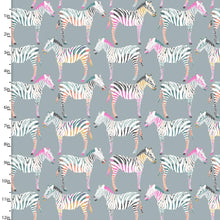 Load image into Gallery viewer, Handmade Placemat Or Table Runner Zebra Dazzle Zebra Row Gray