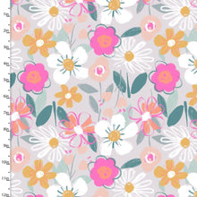 Load image into Gallery viewer, Handmade Placemat Or Table Runner Zebra Dazzle Floral Scatter Gray