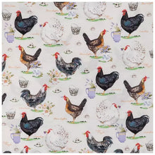 Load image into Gallery viewer, Handmade Placemat Or Table Runner Roosters Calico