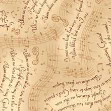 Load image into Gallery viewer, Handmade Placemat Or Table Runner Amazing Grace Lyrics & Music Tan