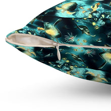Load image into Gallery viewer, Ocean Animals Square Pillow - Cozy Decorative Cushion for Home Decor