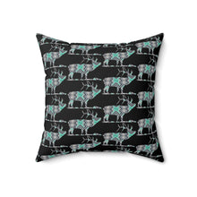 Load image into Gallery viewer, Decorative Elk Print Pillow for Cozy Rustic Decor