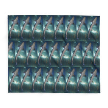 Load image into Gallery viewer, Shark Pattern Arctic Fleece Blanket – Cozy Ocean-Themed Decor for Shark Lovers