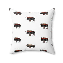 Load image into Gallery viewer, Whimsical Buffalo Print Pillow - Cozy Home Décor