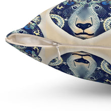 Load image into Gallery viewer, Boho Bear Pattern Decorative Pillow | Cozy Animal Print Cushion