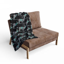 Load image into Gallery viewer, Cozy Arctic Fleece Blanket with Elk Design