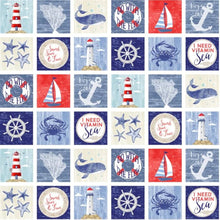 Load image into Gallery viewer, Handmade Placemat Or Table Runner Nautical Patch