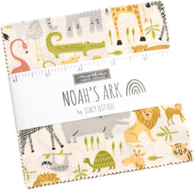 Load image into Gallery viewer, Quilting/ Craft Bundle Noah's Ark Charm Pack 5" Squares 42 pieces