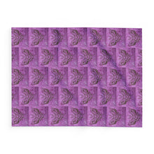 Load image into Gallery viewer, Butterfly Skull Pattern Arctic Fleece Blanket - Cozy Home Decor