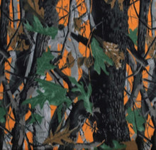 Load image into Gallery viewer, Handmade Single Layer 58"x 72" Fleece Throw Blanket "Deep woods Camouflage ”
