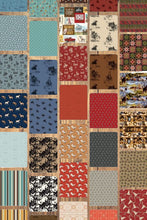 Load image into Gallery viewer, 10 Fat Quarters - Assorted Western Cowboy Fat Quarter Bundle Cotton (4 Bundles)