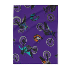 Load image into Gallery viewer, Vibrant Motorcycle Fleece Blanket - Cozy Throw for Bikers, Riders, Gifts, Home Decor, Kids' Room