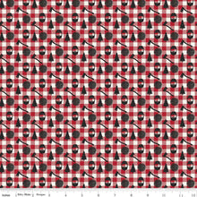 Load image into Gallery viewer, Handmade Placemat Or Table Runner Woodsman Lumberjack Plaid Red