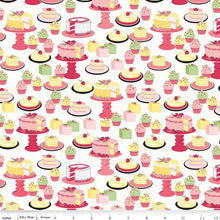 Load image into Gallery viewer, Handmade Placemat Or Table Runner Flour & Flower Sweet Bakes White