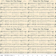 Load image into Gallery viewer, Handmade Placemat Or Table Runner Cowboys Music Cream