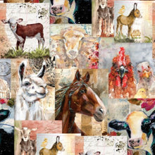 Load image into Gallery viewer, Handmade Placemat Or Table Runner Farm Life Collage