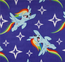 Load image into Gallery viewer, Handmade Single Layer Fleece 58"x 72" Throw Blanket "My Little Pony ”