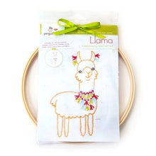 Load image into Gallery viewer, Llama Embroidery Kit