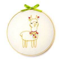 Load image into Gallery viewer, Llama Embroidery Kit