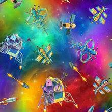 Load image into Gallery viewer, Handmade Placemat Or Table Runner Spacecraft Multi