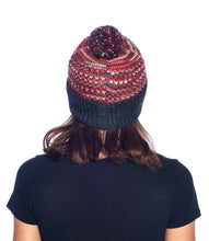 Load image into Gallery viewer, Alpaca Beanie Hat - Speckle - Ruby