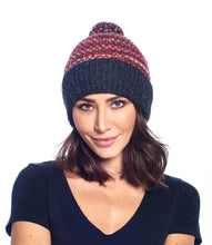 Load image into Gallery viewer, Alpaca Beanie Hat - Speckle - Ruby