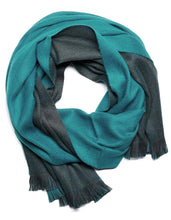 Load image into Gallery viewer, Alpaca Wrap Reversible - Turquoise