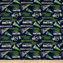 Load image into Gallery viewer, Handmade Placemat Or Table Runner Seahawks Flag