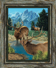 Load image into Gallery viewer, Handmade Tapestry "Elk”