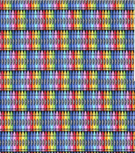 Load image into Gallery viewer, Handmade Placemat Or Table Runner Rainbow Crayons Novelty