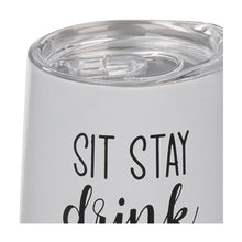 Load image into Gallery viewer, Stemless Metal Double Wall Wine Glass With Lid