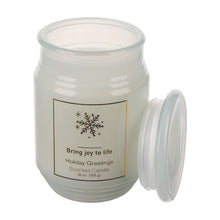 Load image into Gallery viewer, Christmas Scented Candle, Holiday Greetings, 18 oz