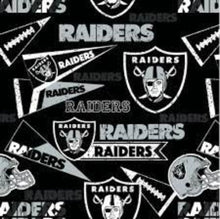 Load image into Gallery viewer, Handmade Placemat Or Table Runner Raiders Flag